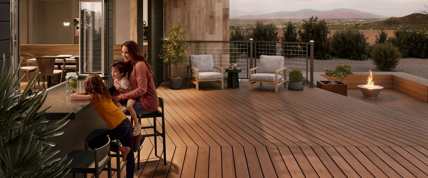 Signature mesh panel railing in Arizona